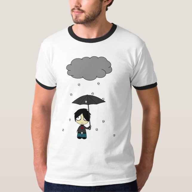 Emo Regen T-Shirt (Vorderseite)