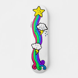 Emo Regenbogen-Gewohnheits-Skateboard Skateboard