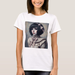 Emo Ribbons und Ruffles T-Shirt