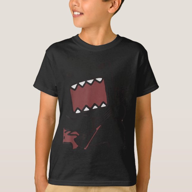 Emo Scence Guitar Domo Y2k Japanese  T-Shirt (Vorderseite)