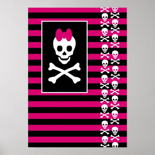 Emo Skull Princess Poster (Vorne)