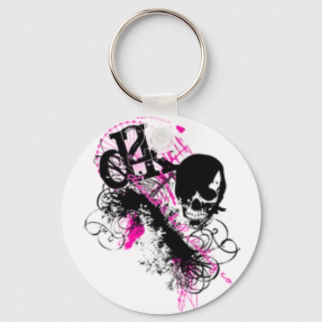 emo_skull schlüsselanhänger (Vorderseite)