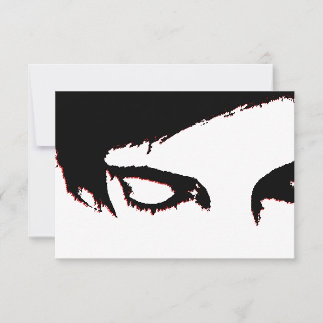 Emo-Stil Einladung (Vorderseite)