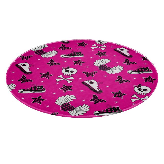 Emo Symbole Schneidebrett (Ecke)