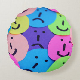 Emociones Rundes Kissen