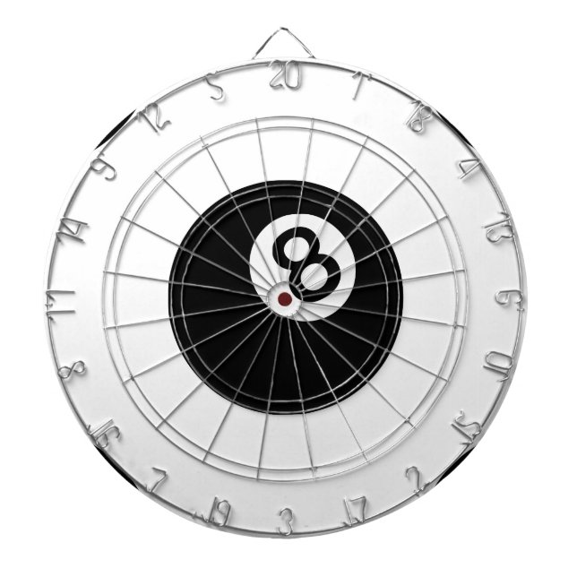 Emoji Achtkugel Dartscheibe (vorne)