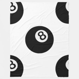 Emoji-Achtkugel Fleecedecke