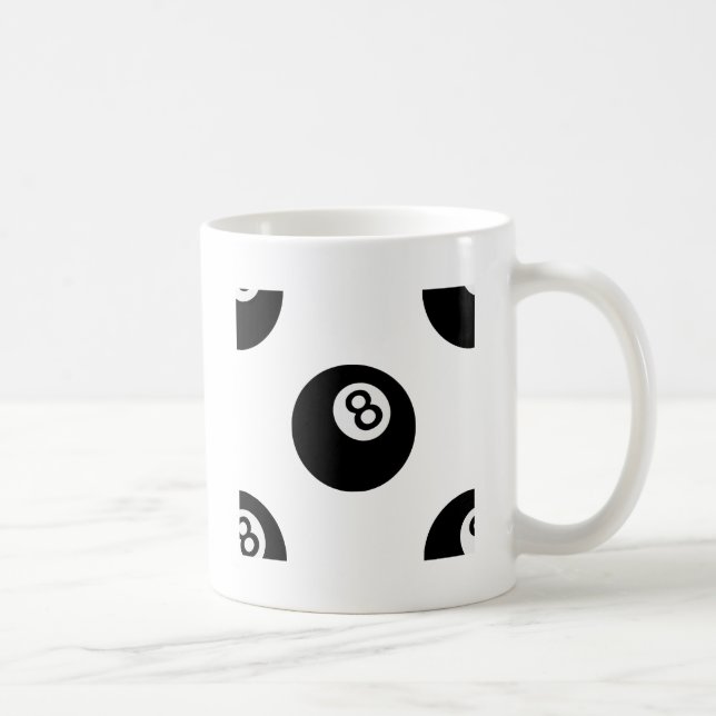 Emoji Achtkugel Kaffeetasse (Rechts)