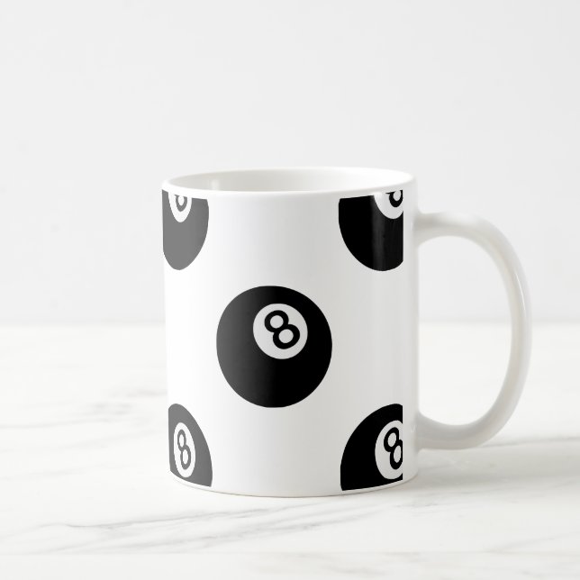 Emoji Achtkugel Kaffeetasse (Rechts)