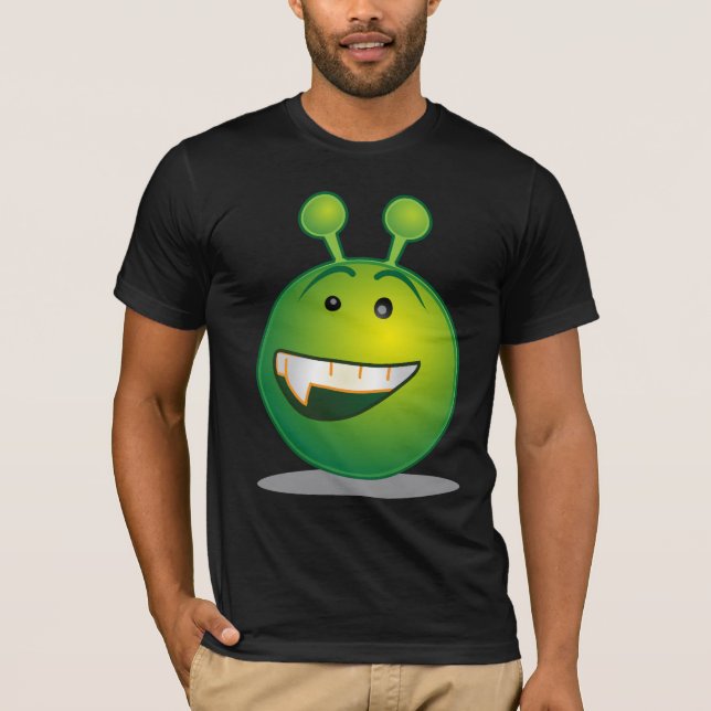 EMOJI ALIEN FUNNY TRENDY T - Shirt (Vorderseite)