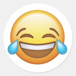 Emoji-Aufkleber Runder Aufkleber