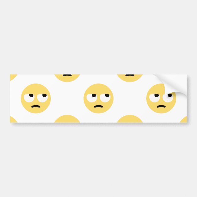 Emoji-Auge Autoaufkleber (Vorne)