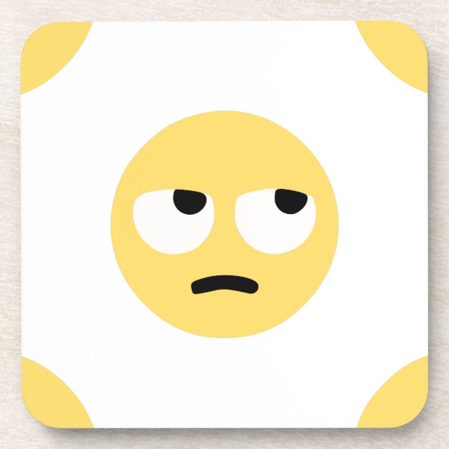 Emoji-Auge Getränkeuntersetzer (Vorderseite)
