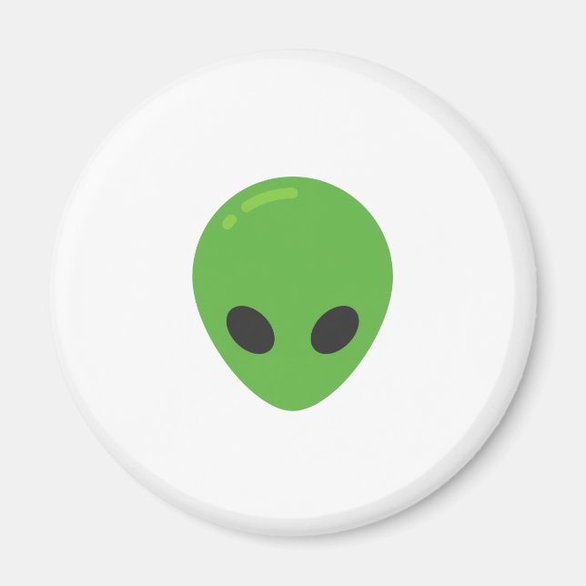 Emoji-Außerirdischen Magnet (Vorne)