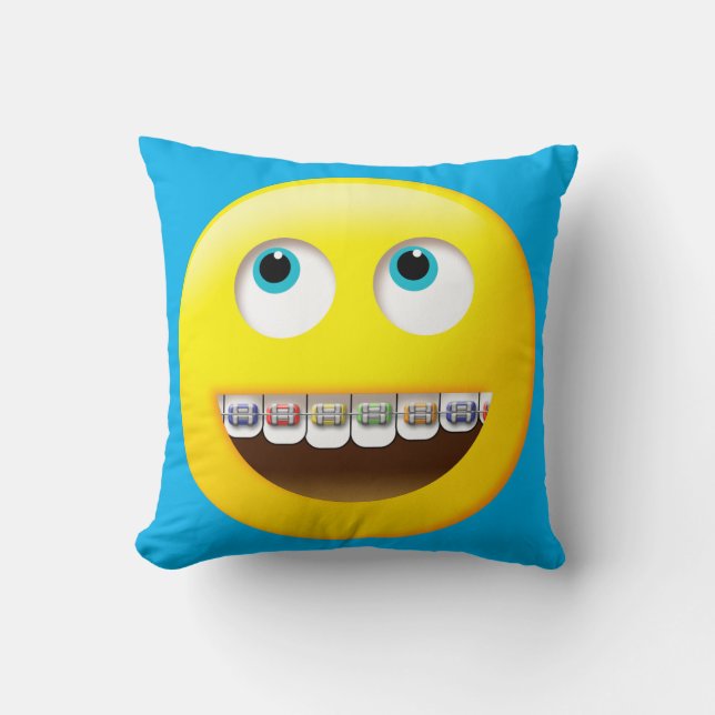 Emoji avec Coussin de bretelles (Recto)
