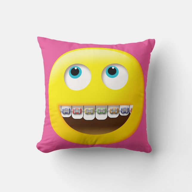 Emoji avec Coussin de bretelles (Recto)