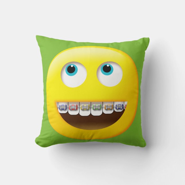 Emoji avec Coussin de bretelles (Recto)