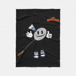 Emoji Badminton Sport Daumen hoch  Fleecedecke
