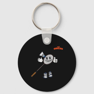 Emoji Badminton Sport Daumen hoch Schlüsselanhänger