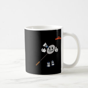 Emoji Badminton Sports trübt Kaffeetasse