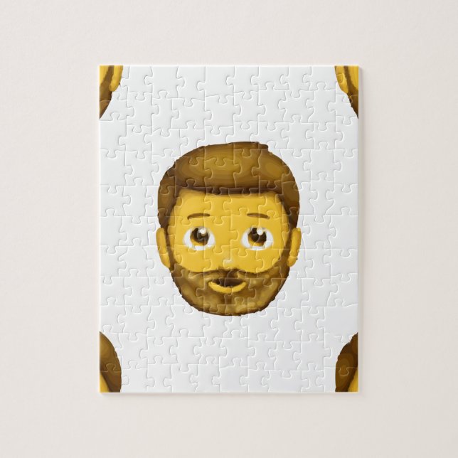 Emoji-Bartmann (Vertikal)