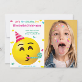 Emoji Birthday Foto Einladung
