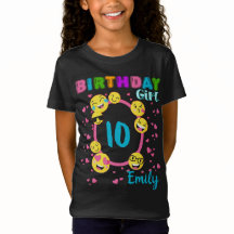 Emoji Birthday Girl Themes Party passt auf Kundenw