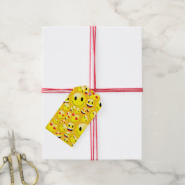 Emoji Birthday Party Gelbe Happy Faces Geschenkanhänger