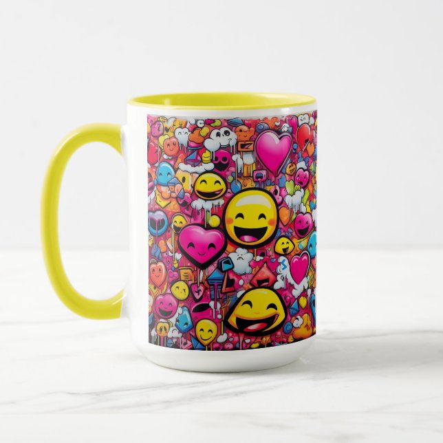 EMOJI COFFEE CUP TASSE (Links)