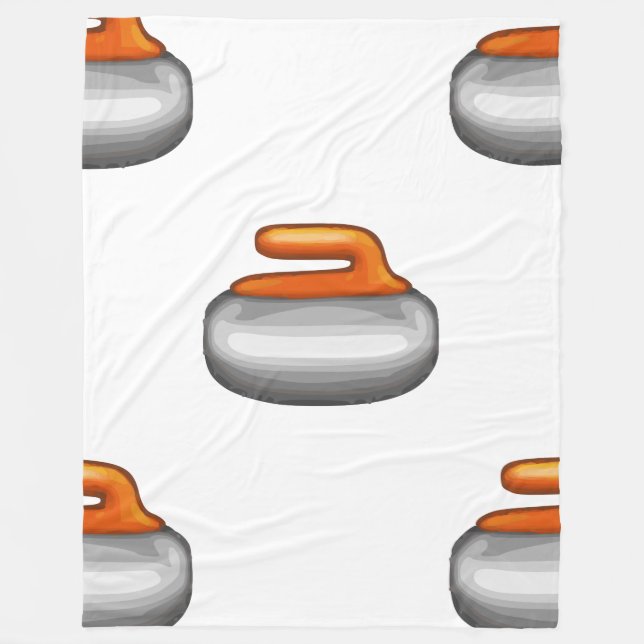 Emoji Curling Stone Decke (Vorderseite)