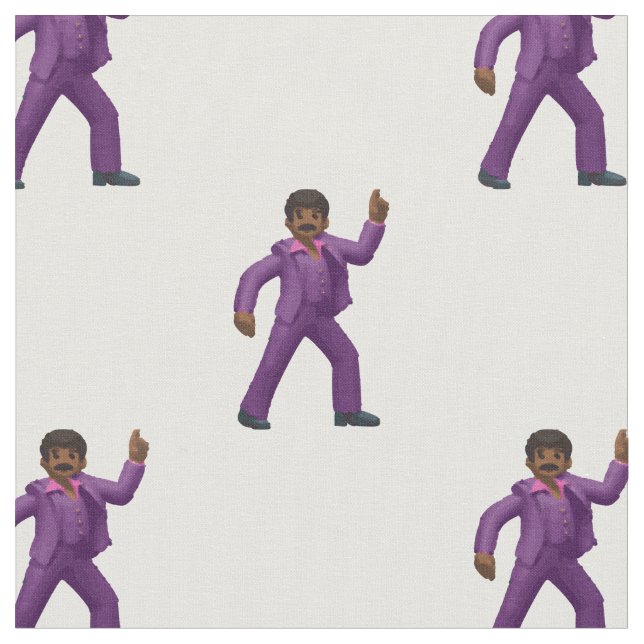 Emoji Dancing Man Stoff (Nahaufnahme)