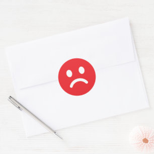 Émoji de cœur rouge pleurant Autocollant de dessin