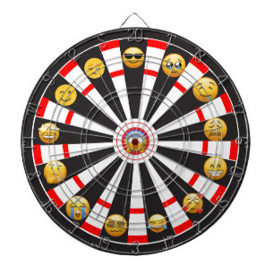 Emoji des Tages Dartscheibe