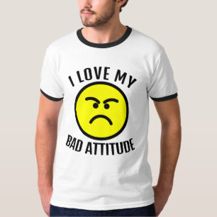 Emoji drôle J'AIME MA MAUVAISE ATTITUDE T-shirt