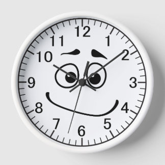 Emoji Face Character Expression Cartoon Uhr