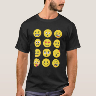 Emoji Face Gefühls Shirt - Adaptiv