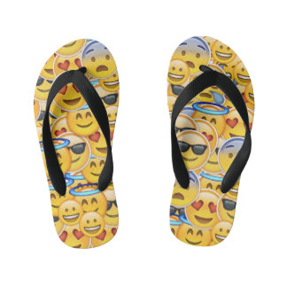 Emoji Flip Flops Kinder