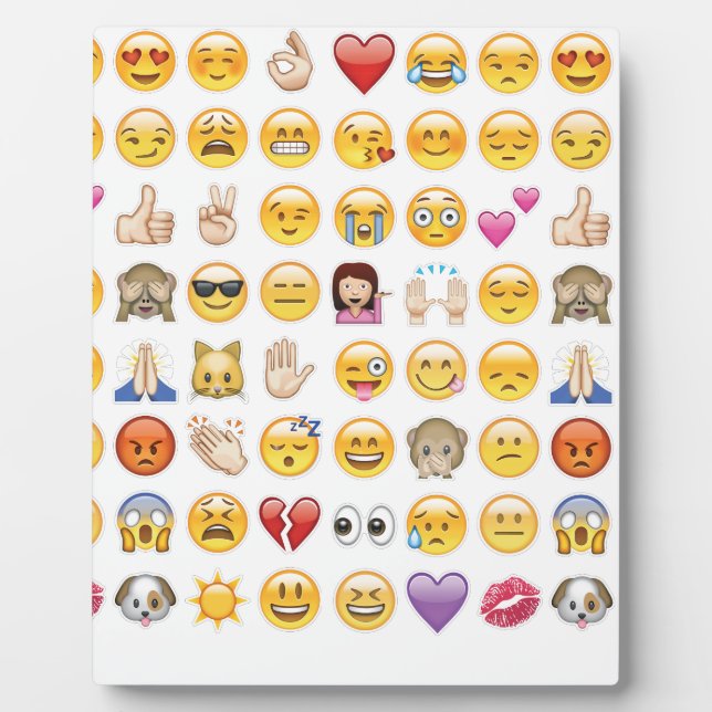 Emoji Fotoplatte (Vorderseite)