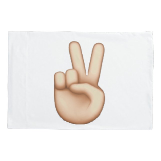 Emoji - Frieden Kissenbezug (Rückseite)
