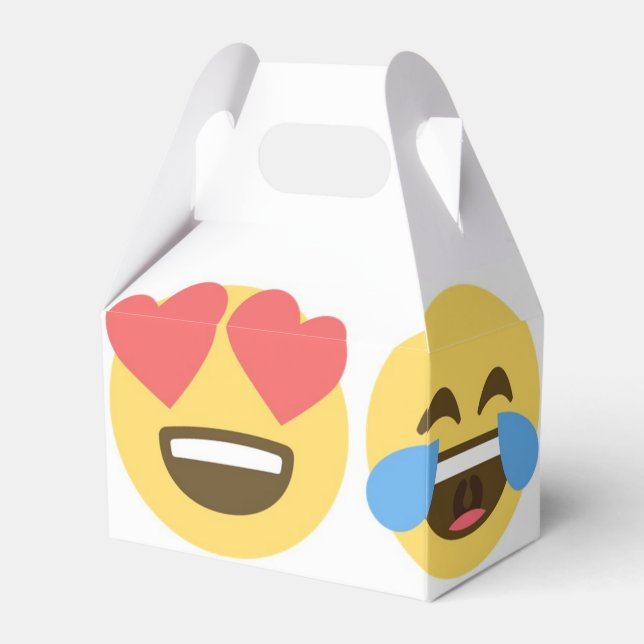 Emoji Gastgeschenk Box- Emoji Faces Geschenkschachtel (Vorderseite)