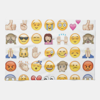 Emoji Geschirrtuch