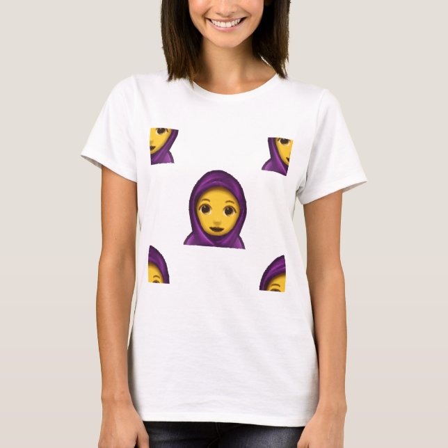 Emoji hajib T-Shirt (Vorderseite)