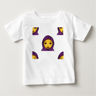 Emoji-Hidschab Baby T-shirt