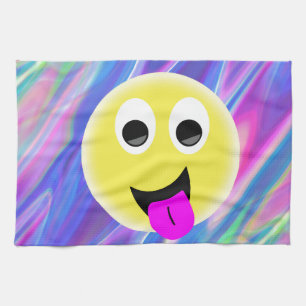 Emoji-Hologramm Geschirrtuch