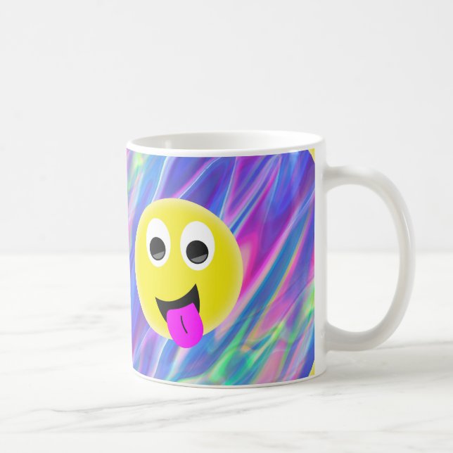 Emoji-Hologramm Kaffeetasse (Rechts)