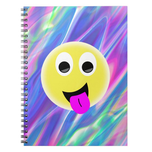 Emoji-Hologramm Notizblock (Vorderseite)