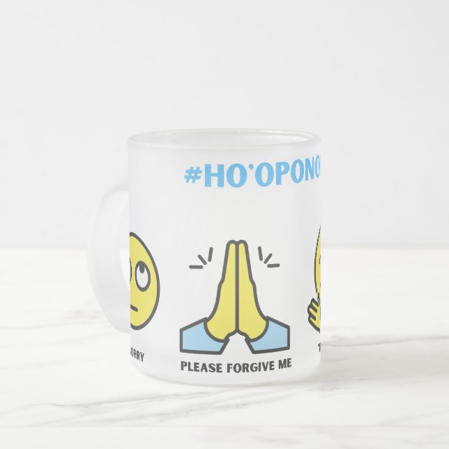 Emoji Ho'oponopono Café Mug (Devant gauche)