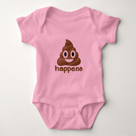 Emoji kacken geschieht baby strampler