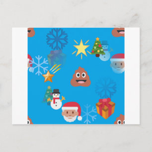 Emoji kackte Weihnachten
