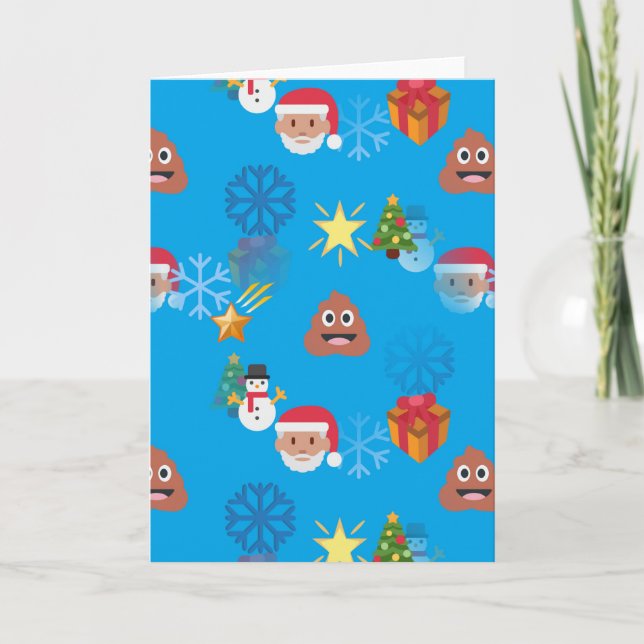 Emoji kackte Weihnachten (Vorderseite)